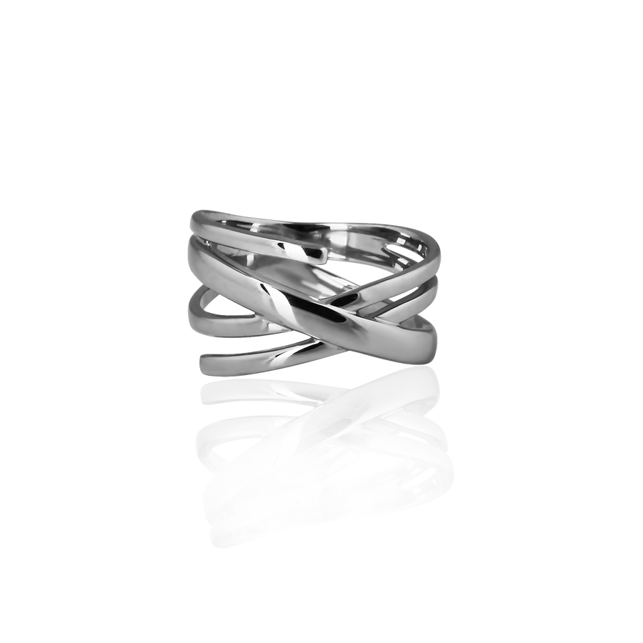 Серебряное кольцо геометрия