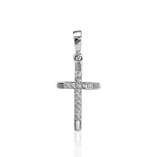 Срібна підвіска Хрестик